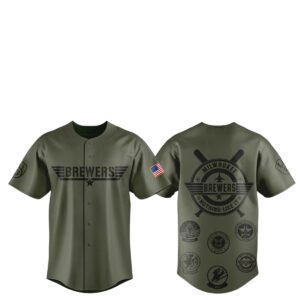 2026 Milwaukee Brewers Top Gun Night VIP Exprience Jersey 1