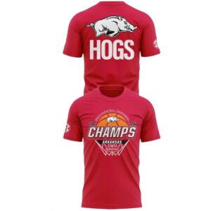 7 2026 Arkansas Razorbacks Mens Basketball Tournament Champs HOGS Shirt