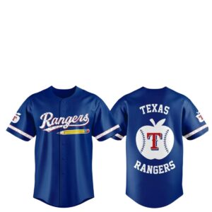 2026 Texas Rangers Teacher Appreciation Night Jersey 1