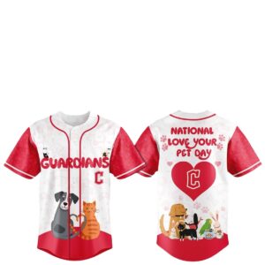 1 2026 Cleveland Guardians National Love Your Pet Day Jersey