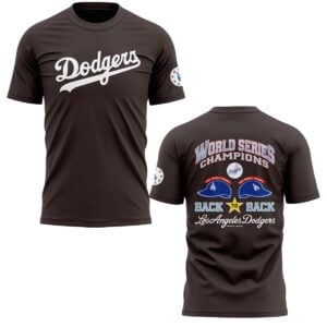 1 2026 Los Angeles Dodgers World Series Champions Back To Back Shirt