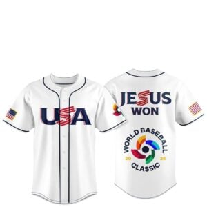 2026 USA Baseball World Baseball Classic Jesus Won Jersey 3