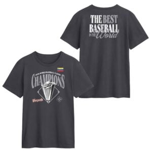 Venezuela Baseball 2026 World Baseball Classic Champions Locker Room Shirt 0