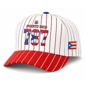 Puerto Rico 787 Area Code Flag Hat 1