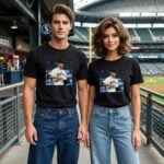 Logan Gilbert Baseball Pitcher Catches Ball In Shirt Shirt