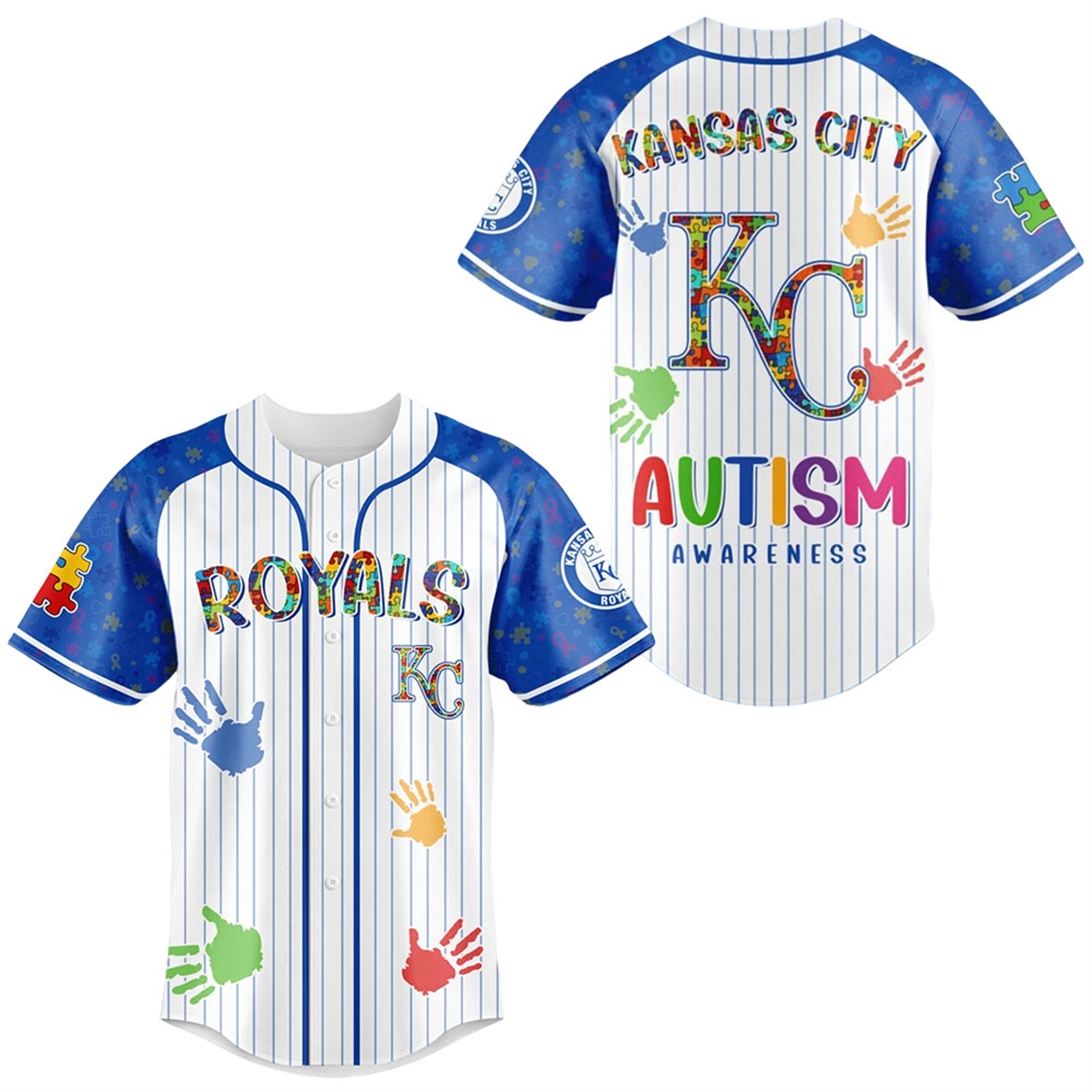 2026 Kansas City Royals Autism Awareness Day Jersey 1 1 2026 Kansas City Royals Autism Awareness Day