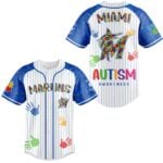 2026 Miami Marlins Autism Awareness Day Jersey
