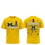 2026 Michigan Wolverines Men's Basketball Champions Shirt