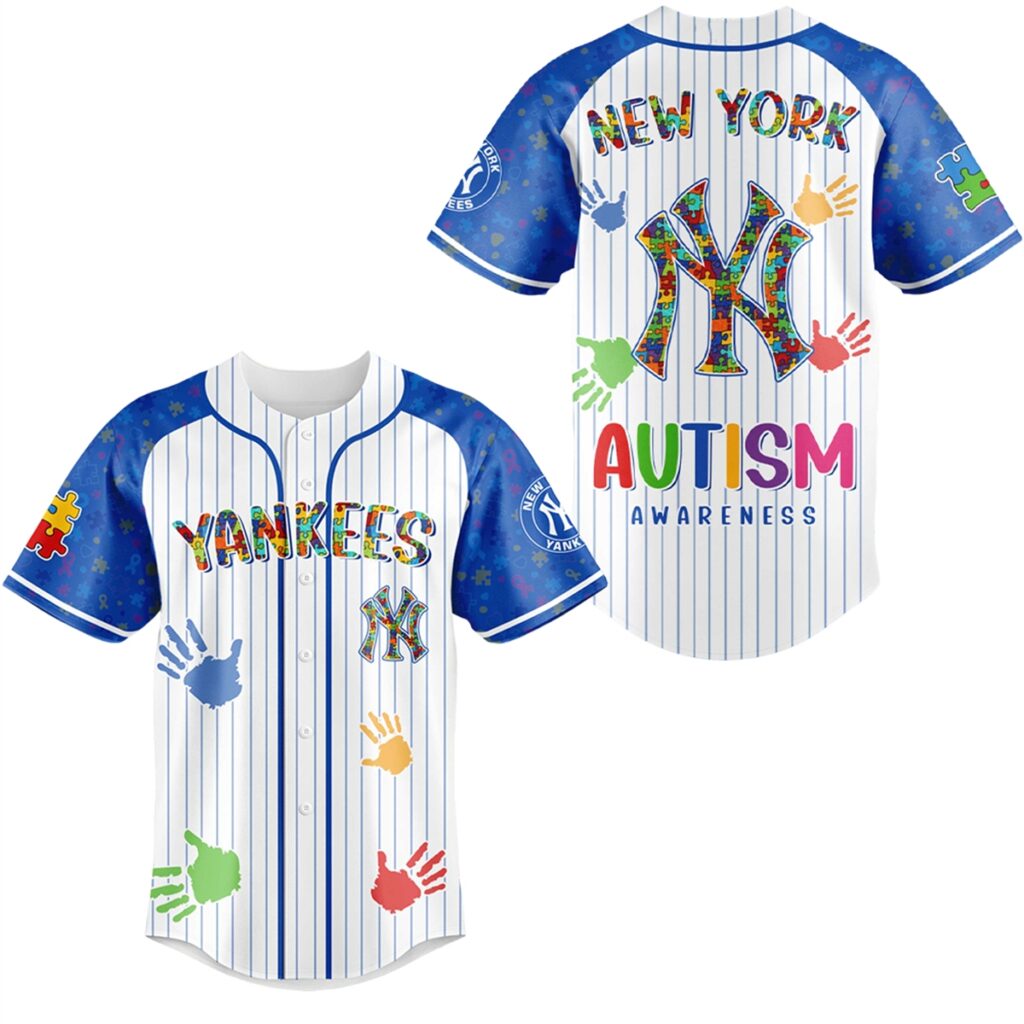 1 2026 New York Yankees Autism Awareness Day Jersey
