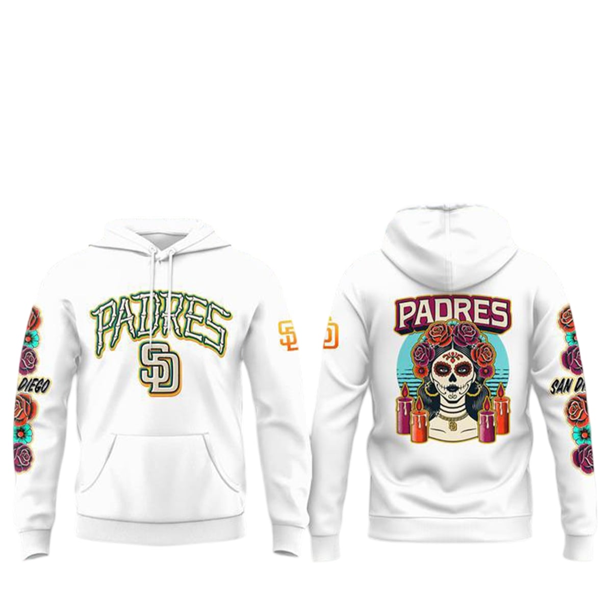 2026 San Diego Padres La Catrina City Connect Hoodie 1 1 2026 San Diego Padres La Catrina City Connect Hoodie
