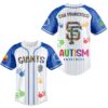 1 2026 San Francisco Giants Autism Awareness Day Jersey
