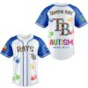 2026 Tampa Bay Rays Autism Awareness Day Jersey 9 1 2026 Tampa Bay Rays Autism Awareness Day Jersey
