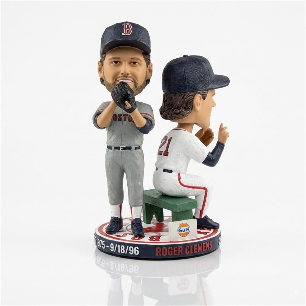 2026 Boston Red Sox Roger Clemens 20 Strikeout Double Bobblehead Giveaway 1