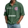 2026 Chicago Cubs EST 1876 Waffle Polo Shirt 1