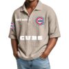 2026 Chicago Cubs EST 1876 Waffle Polo Shirt 2