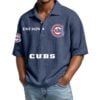 2026 Chicago Cubs EST 1876 Waffle Polo Shirt 3