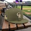 2026 Colorado Rockies Armed Forces Hat 12