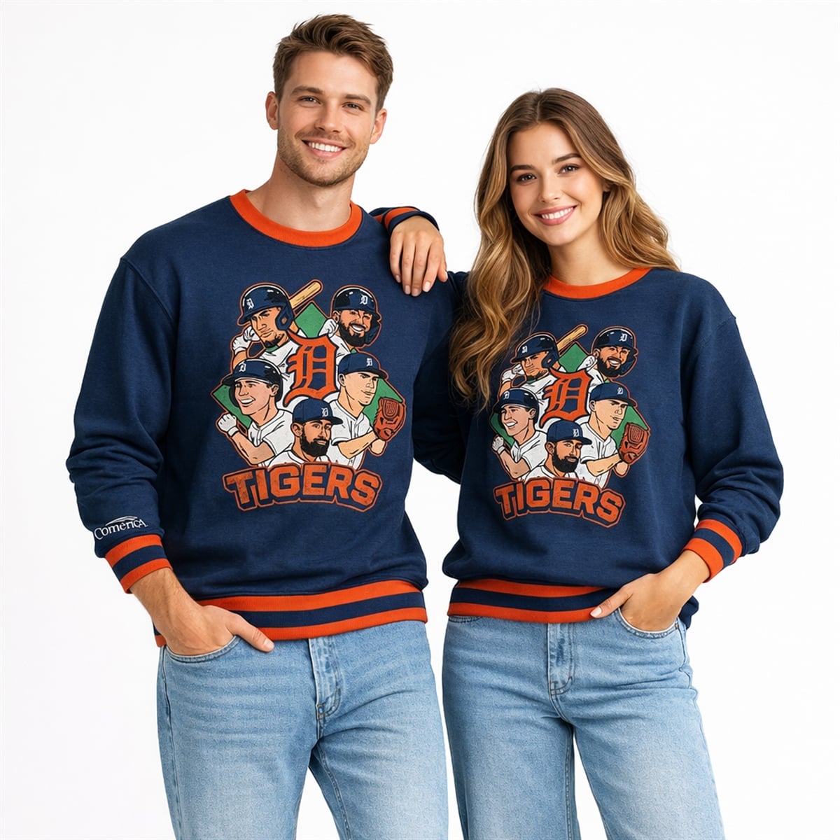 2026 Detroit Tigers Caricature Crewneck Giveaway 2 2026 Detroit Tigers Caricature Crewneck Giveaway 2