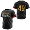 2026 Las Vegas Villains Evoshield Theme Night Jersey 0