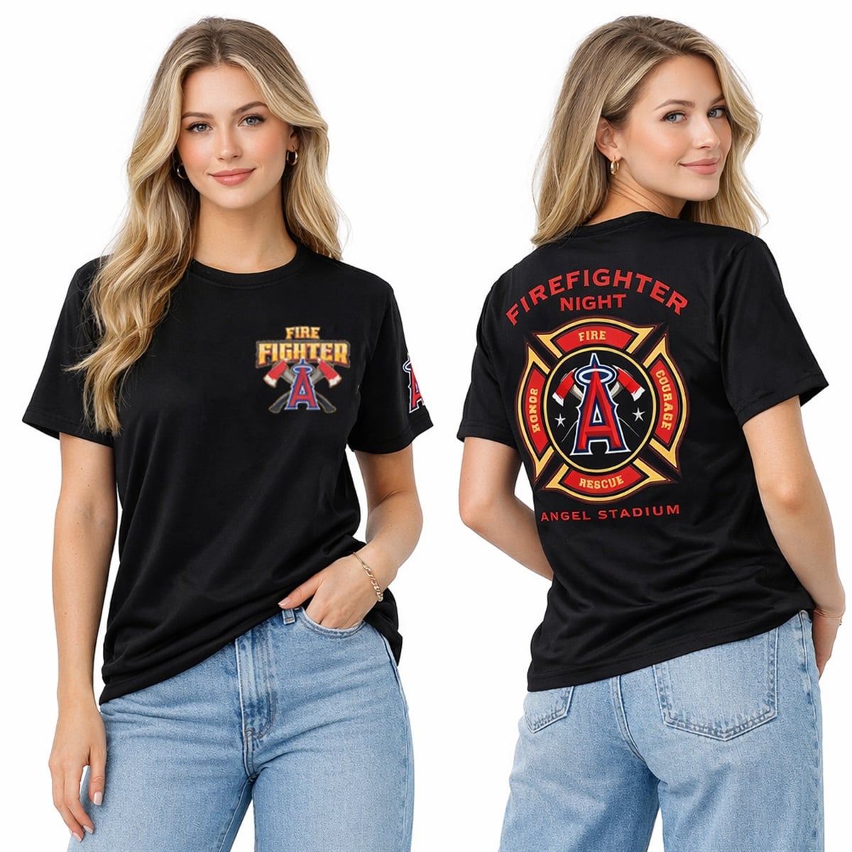 2026 Los Angeles Angels Firefighter Appreciation Night Shirt Giveaway 2026 Los Angeles Angels Firefighter Appreciation Night Shirt Giveaway