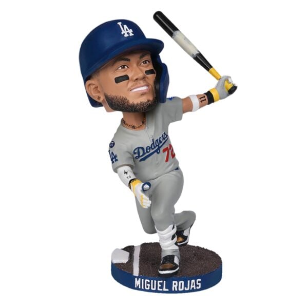 2026 Los Angeles Dodgers Miguel Rojas Game 7 Home Run Bobblehead Giveaway 1