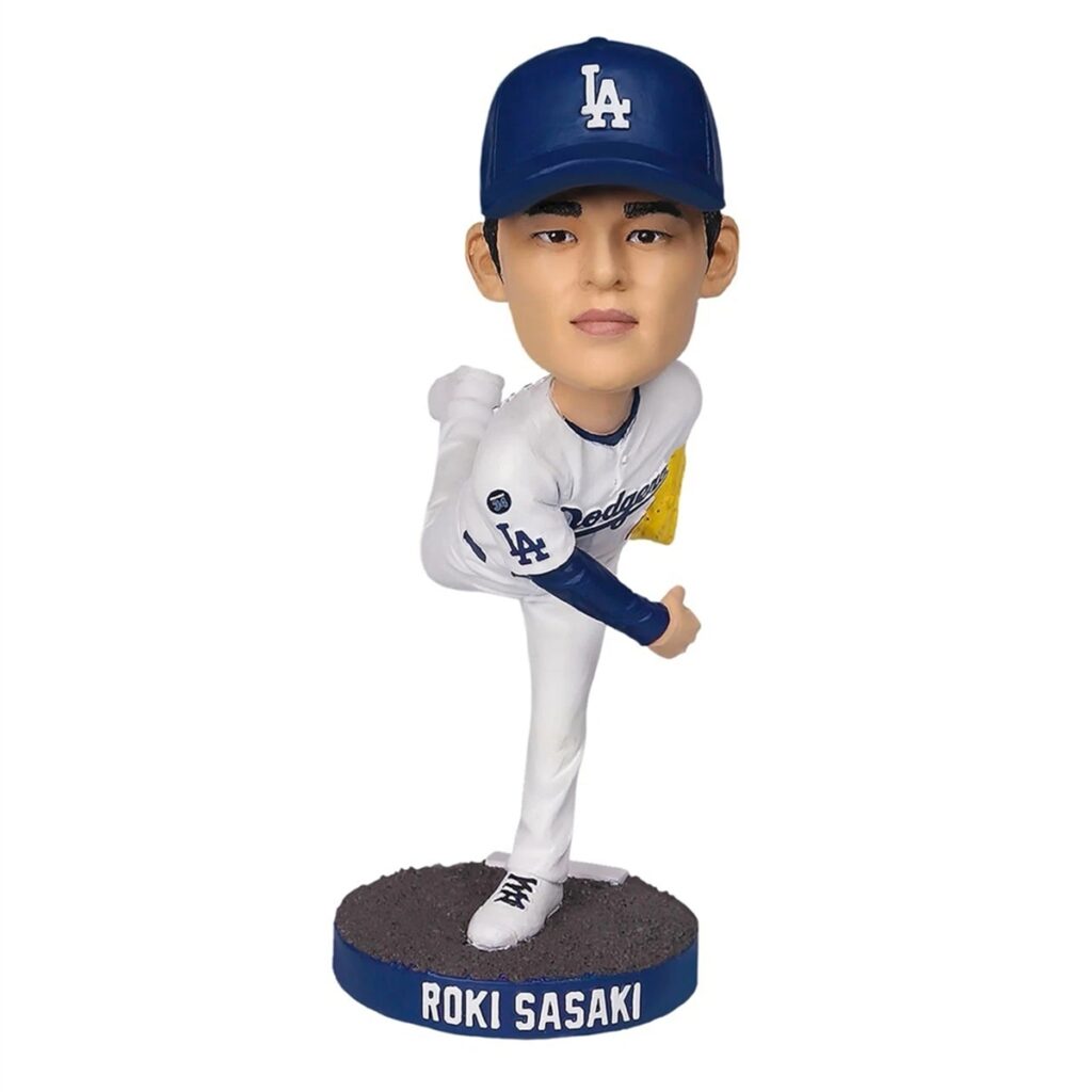 2026 Los Angeles Dodgers Roki Sasaki Bobblehead Giveaway 1