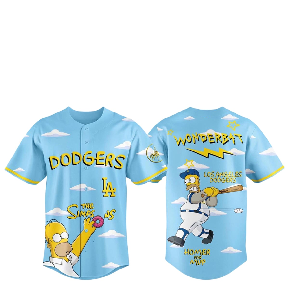 2026 Los Angeles Dodgers The Simpsons Night Jersey 1 2026 Los Angeles Dodgers The Simpsons Night Jersey 1