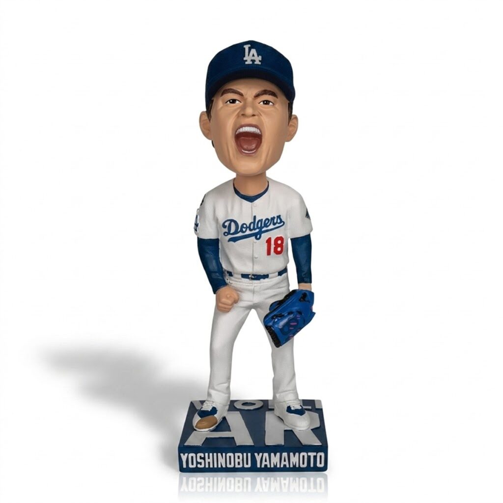 2026 Los Angeles Dodgers Yoshinobu Yamamoto Starter Series Bobblehead Giveaway 1