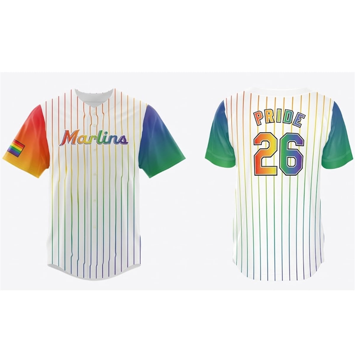 2026 Miami Marlins Pride at the Park Jersey Giveaway 1 2026 Miami Marlins Pride at the Park Jersey Giveaway 1
