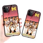 2026 Michigan Wolverines Men's Basketball National Champions Phone Case