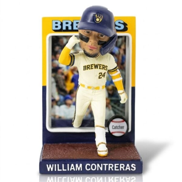 2026 Milwaukee Brewers Contreras Trading Card Bobblehead Giveaway 1