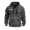 2026 Milwaukee Brewers EST 1969 Quarter Zip Hoodie 1