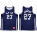 2026 New York Yankees Giancarlo Stanton Basketball Jersey Night Giveaway