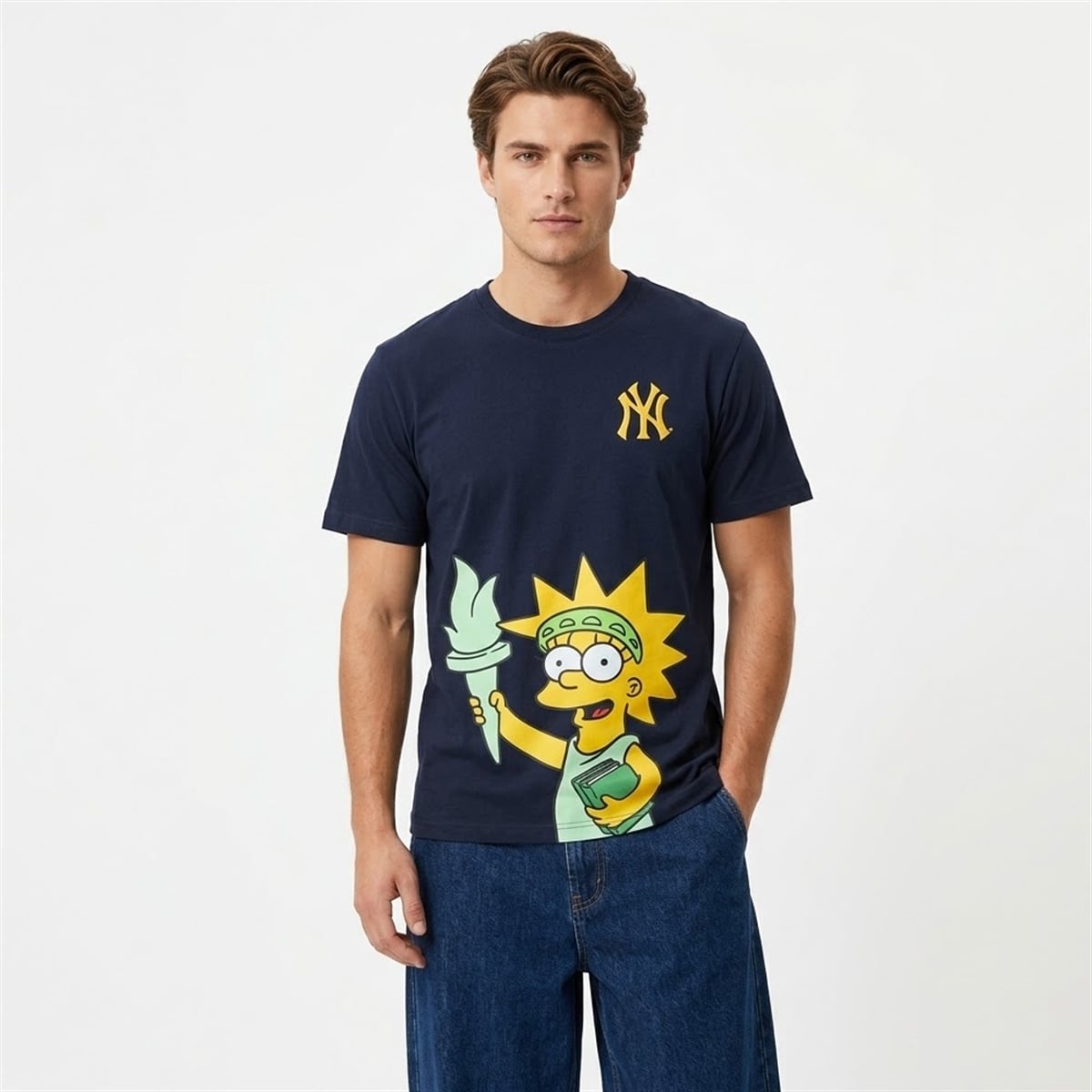 2026 New York Yankees Simpsons Lisa Statue of Liberty Shirt 2 2026 New York Yankees Simpsons Lisa Statue of Liberty Shirt 1 2