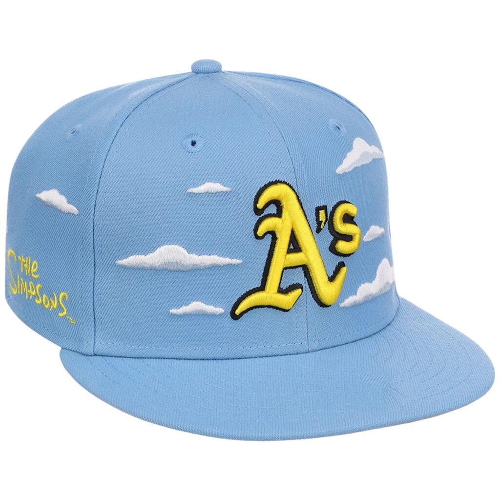 2026 Oakland Athletics Simpsons Clouds Hat 4 2026 Oakland Athletics Simpsons Clouds Hat 1