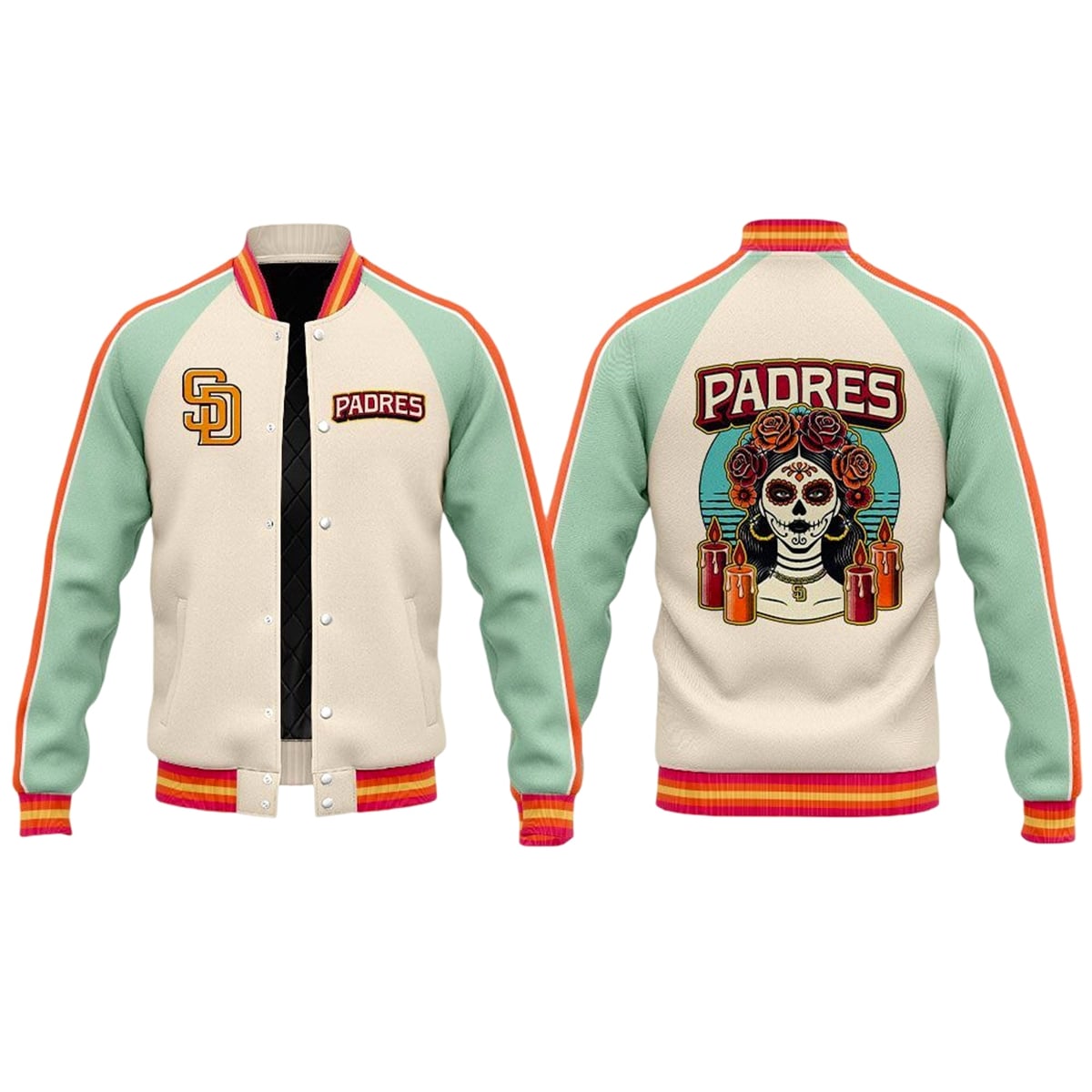 2026 San Diego Padres La Catrina City Connect Jacket 1 2026 San Diego Padres La Catrina City Connect Jacket 1