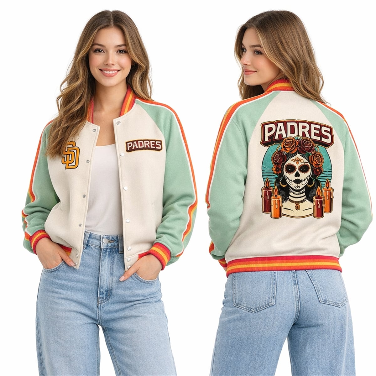 2026 San Diego Padres La Catrina City Connect Jacket 2 2026 San Diego Padres La Catrina City Connect Jacket 2