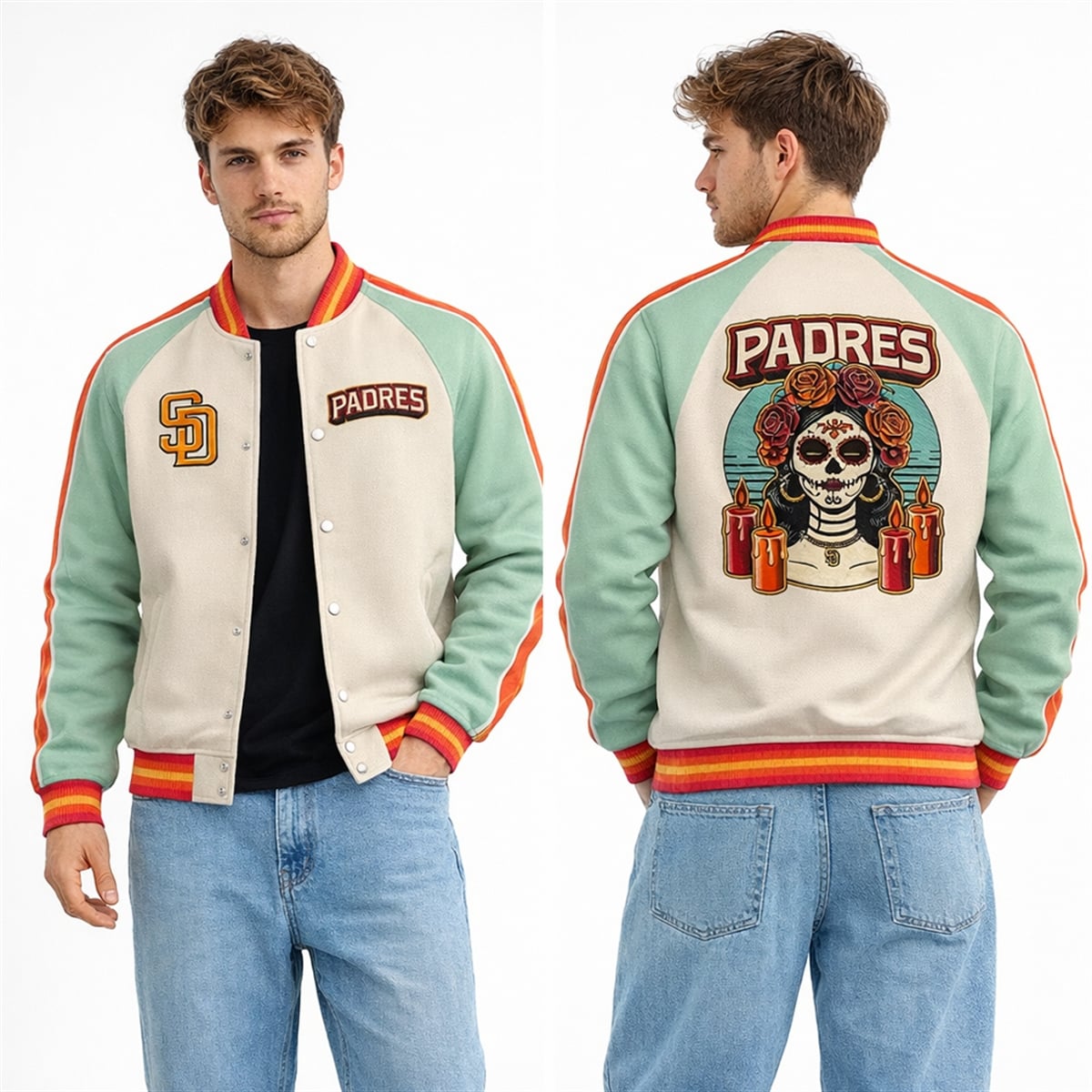2026 San Diego Padres La Catrina City Connect Jacket 3 2026 San Diego Padres La Catrina City Connect Jacket 3