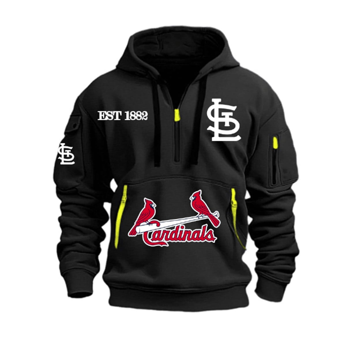 2026 St Louis Cardinals EST 1882 Quarter Zip Hoodie 0