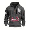 2026 St Louis Cardinals EST 1882 Quarter Zip Hoodie 1