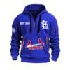 2026 St Louis Cardinals EST 1882 Quarter Zip Hoodie 2