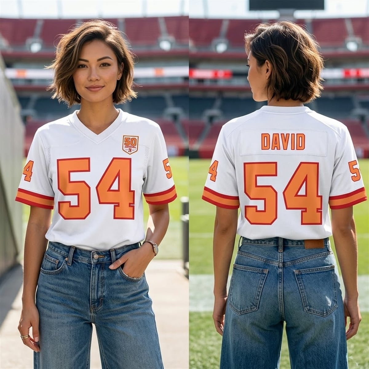 2026 TB Buccaneers Lavonte David 50th Season Game Jersey 6