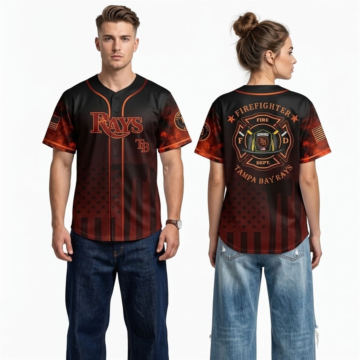 2026 Tampa Bay Rays Firefighter Appreciation Night Jersey 2 2026 Tampa Bay Rays Firefighter Appreciation Night Jersey 2