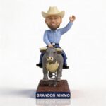 2026 Texas Rangers Brandon Nimmo Bull Riding Bobblehead Giveaway