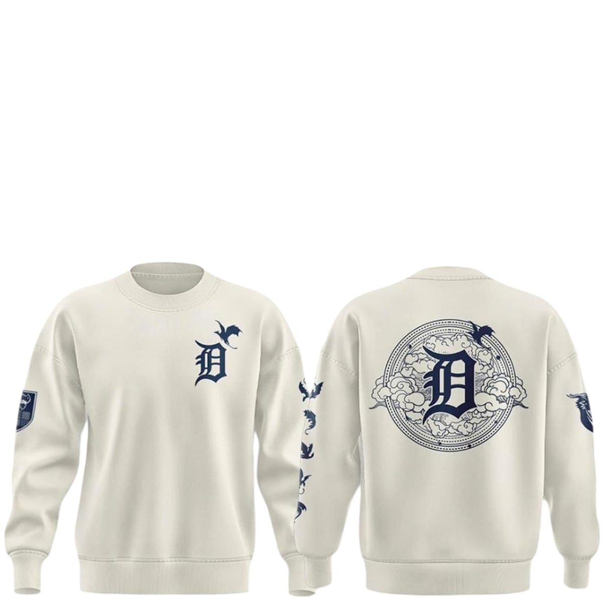 2026 Detroit Tigers Fourth Wing Night Hoodie 2 3 2026 Detroit Tigers Fourth Wing Night Sweatshirt
