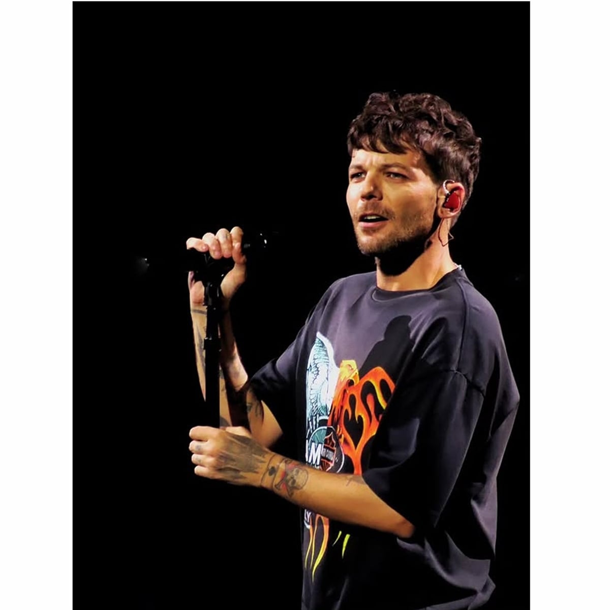 3 Amiri Spliced Louis Tomlinson Shirt