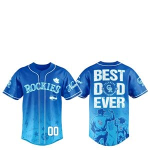 Colorado Rockies Best Dad Ever Happy Fathers Day 2026 Jersey 1