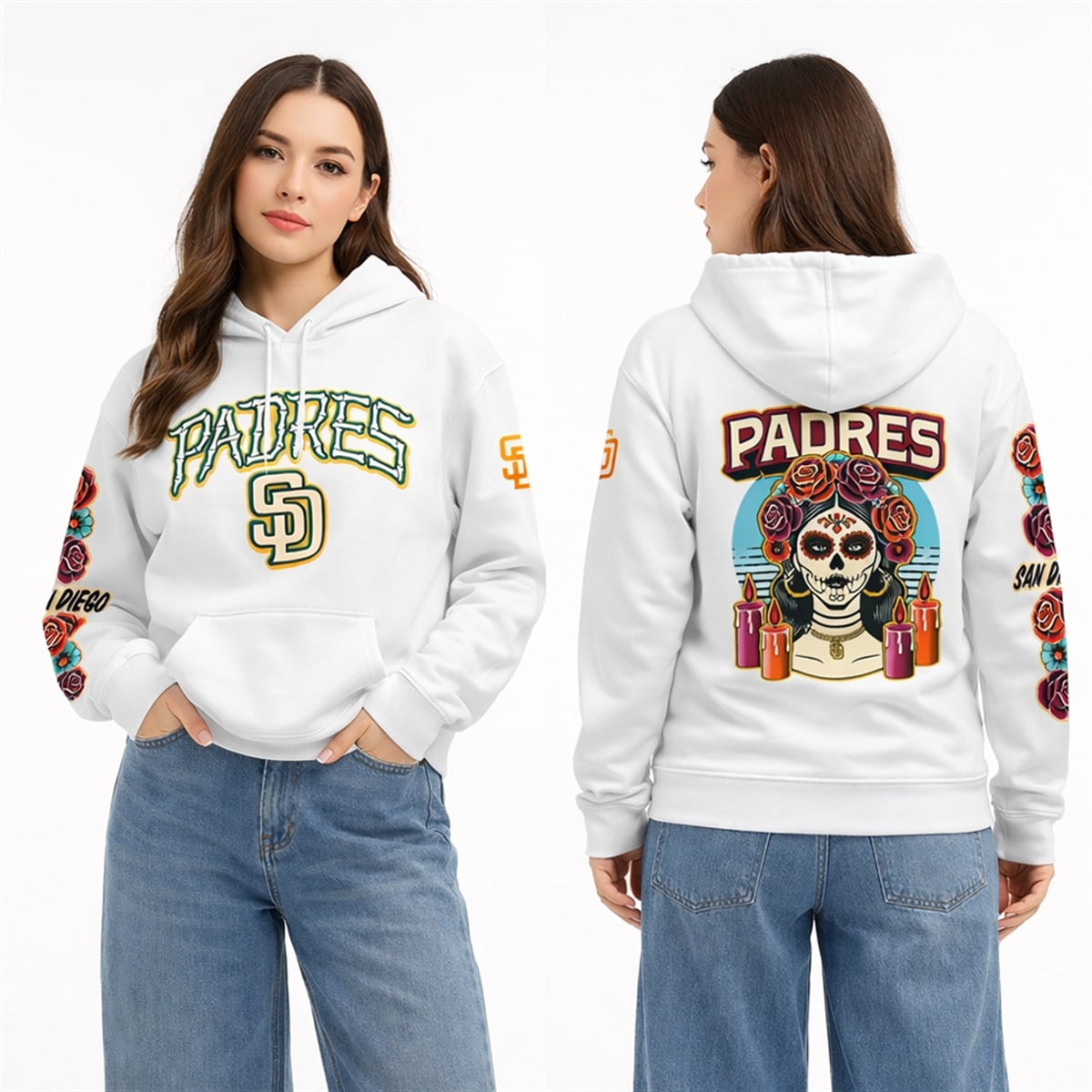 4 2026 San Diego Padres La Catrina City Connect Hoodie 4 2026 San Diego Padres La Catrina City Connect Hoodie