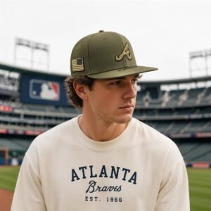 2026 Atlanta Braves Armed Forces Hat 0