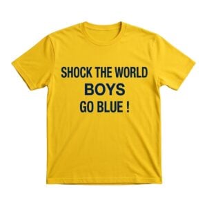 Michigan Basketball Shock The World Boys Go Blue Shirt 1